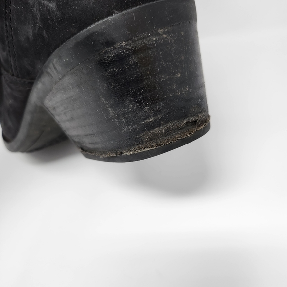 Teva | Tall Foxy Waterproof Leather Heeled Boots Size 9 - Picture 7 of 10